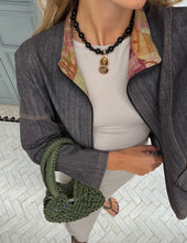 Load image into Gallery viewer, Tiger’s Eye Black Gemstone Necklace