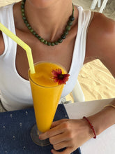 Load image into Gallery viewer, Green Jade Bead Necklace