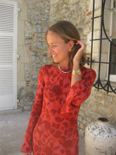 Load image into Gallery viewer, Flower Cuff Bangle Bracelet