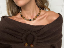 Load image into Gallery viewer, Brown Gemstone Necklace