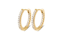 Load image into Gallery viewer, Ophelia 20mm zirconia hoops