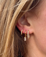 Load image into Gallery viewer, Ophelia 20mm zirconia hoops