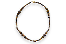 Load image into Gallery viewer, Tiger’s Eye Wavy Necklace