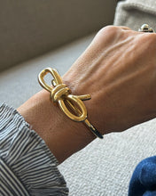 Load image into Gallery viewer, Bow Cuff Bangle Bracelet