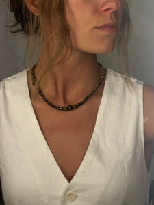 Tiger’s Eye Wavy Necklace