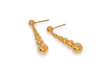 Load image into Gallery viewer, Gold Ball Drop Earrings