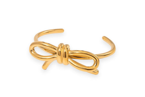 Bow Cuff Bangle Bracelet