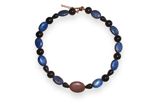 Midnight Blue Gemstone Necklace
