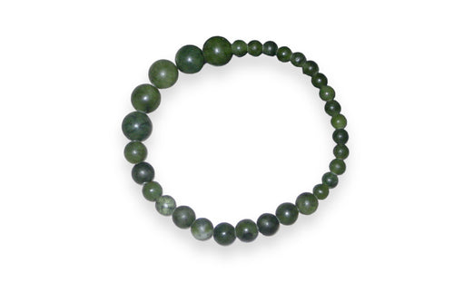 Green Jade Bead Bracelet