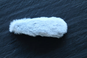 Fergie hair clip | grey fur