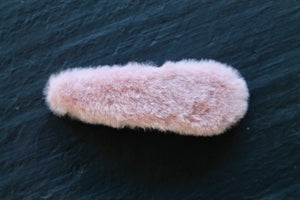 Fergie hair clip | pink fur