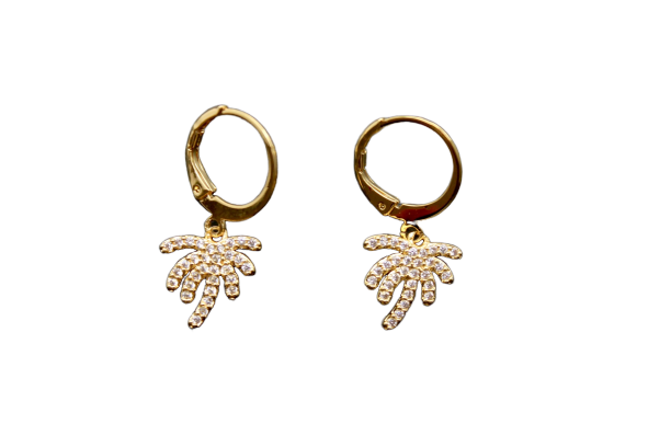 Palma diamond earrings