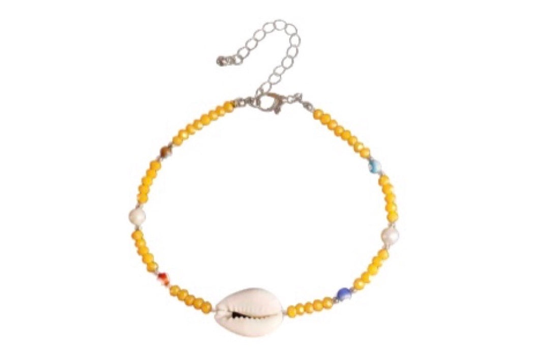 Elise anklet | yellow