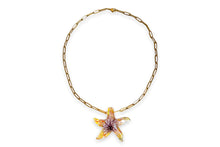 Load image into Gallery viewer, Link chain necklace with optional starfish glass pendant