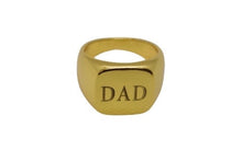 Load image into Gallery viewer, Dad signet ring
