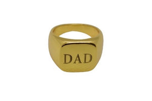 Dad signet ring