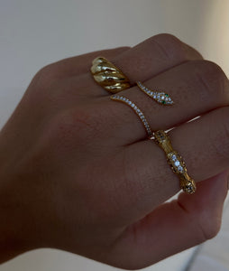Cora snake ring | gold