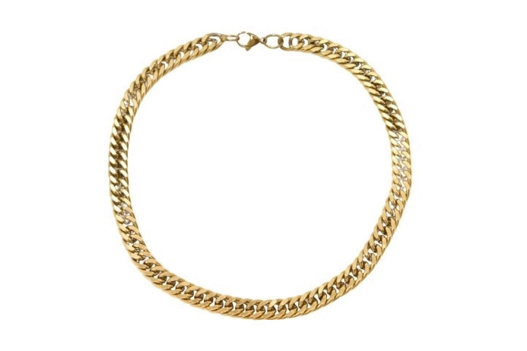 Chunky cuban chain necklace