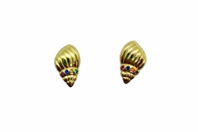 Aria shell earrings
