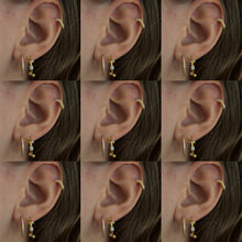 Load image into Gallery viewer, Fiona twisted zirconia earrings