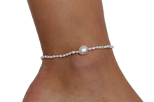 Load image into Gallery viewer, Iris pearl anklet