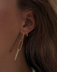 Emily link chain earrings