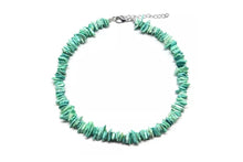 Load image into Gallery viewer, Summer shell necklace | turquoise