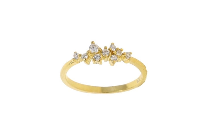 Bertha zirconia ring