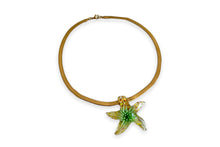 Load image into Gallery viewer, 5mm. flat chain necklace with optional starfish glass pendant
