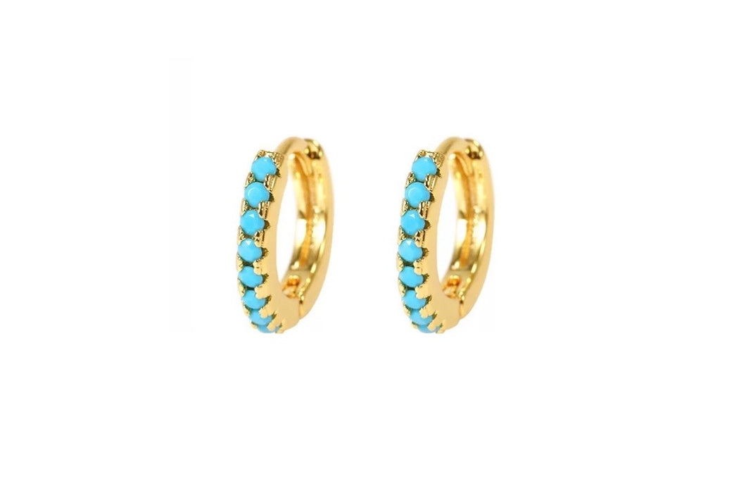Blue earrings
